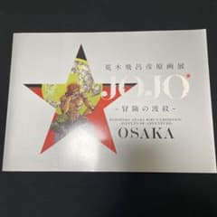 荒木飛呂彦原画展 JOJO 冒険の波紋 図録 OSAKA パンフレット - メルカリ