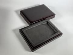 端渓硯 唐木 紫檀箱 中国 硯 文房四宝 書道具 - メルカリ