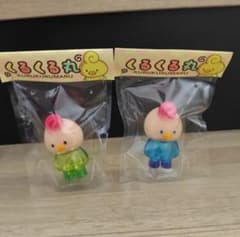 くるくる丸 2体セット クリームソーダ ブルーハワイ ソフビ 130号