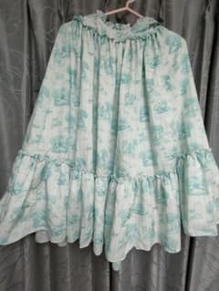 美品 エミリーテンプルキュート ミント トワルドジュイ柄スカート