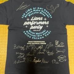 埼玉西武ライオンズ えるぱ！ 直筆サイン入り Tシャツ bluelegends