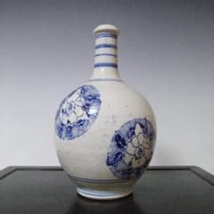 NO612 会津本郷焼 印版徳利 幕末～明治 - メルカリ