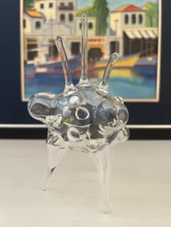 ボヘミアン ガラス レネ オブジェ チェコ - メルカリ