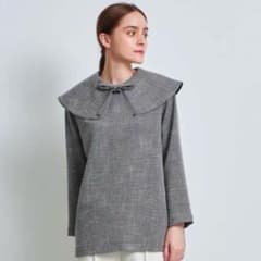 あーちゃん様専用】yori スプリングツイードライクブラウス リボン