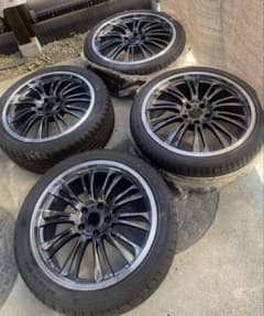 ① ken.ken様専用レオニス 19、20ガンメタホイール バリ山＋新品タイヤ