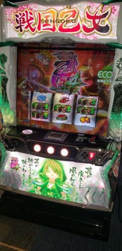♪パチスロ実機 早い者勝ち！ 戦国乙女4 カンスケパネル ユニット付