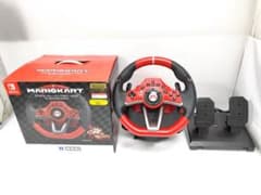 switch マリオカート レーシングホイールDX HORI NSW-228 ② - メルカリ