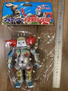 ブルマァク シルバー塗装 キングジョー ① ソフビ ウルトラセブン