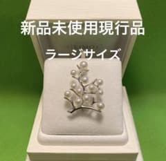 MIKIMOTO ミキモト 幸福の木 シルバーパールブローチ☆ラージサイズ