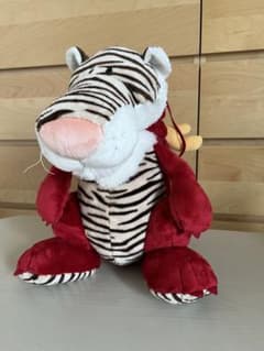 入手困難美品】NICI ホワイトタイガー トラ ドラゴン ぬいぐるみ