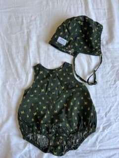 つ*ん様 house on the hill insectロンパース＋ボンネット - メルカリ