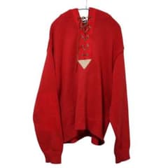 N-428 グッドイナフ 当時物 ニットパーカー レッド Lサイズ 希少