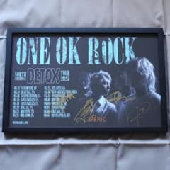 ONE OK ROCK ワンオクロック 北米公演 直筆サイン入りツアーポスター