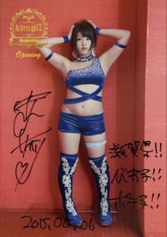 鬼レア❗️安納サオリ アクトレスガールズ旗揚げ戦 ポートレート