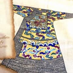 チャイナシーズ❤️ドラゴンローブ柄のインテリアテキスタイル❤️ 超