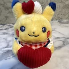 モロゾフ ピカチュウ ぬいぐるみ バレンタイン2024ハート型クッション