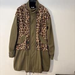 JUNYAWATANABE ヒョウ柄モッズコート 2022AW xs - メルカリ