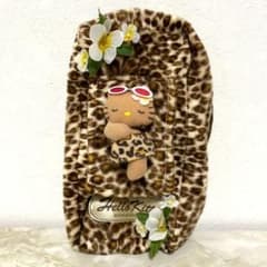 d*2様 激レア！当時物 日焼けキティ 豹柄 ティッシュカバー車 平成