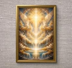 開運アート【魂の原点】スピリチュアルアート_守護 絵画 ポストカード