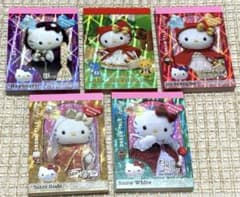 ハローキティ DREAMTALE キティ 5種セット ダイカットメモ メモ帳