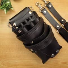 オールブラック 7丁差し 本革シザーケース SCA-254/CKA - メルカリ