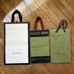 GUCCI グッチ ショッパー 紙袋 3枚セット まとめ売り - メルカリ