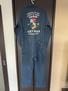 ディッキーズ/つなぎ/オールインワン/ベトジャン/刺繍/ネイビー/42