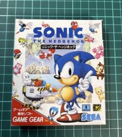 ゲームギア 美品 ソニックザヘッジホッグ 箱、説明書付き - メルカリ