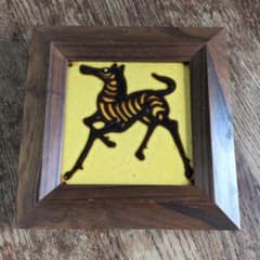 美術工芸品 馬絵 陶板 絵 布志名焼 船木研児 - メルカリ