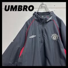 UMBRO 00s マンチェスターユナイテッド ハーフジップ ナイロン