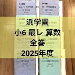 浜学園 小6 算数 最高レベル特訓問題集 全巻セット 2025年度 - メルカリ