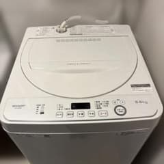 SHARP 洗濯機 ES-GE5D-W 5.5kg 2019 家電 - メルカリ