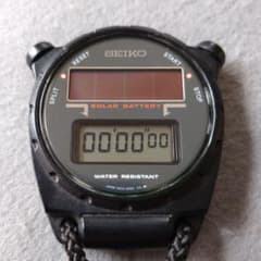 SEIKO セイコー 防水デジタル ソーラーストップウォッチ S025-6000