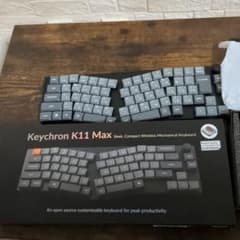 極美品 Keychron K11 Max 65% RGB ホットスワップ 茶軸 - メルカリ