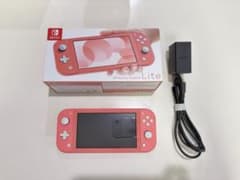 Nintendo Switch Lite ピンク 本体 充電器付き - メルカリ
