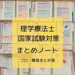 理学療法士 作業療法士 まとめノート、ふせんノート 【コピー】 - メルカリ