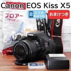 ✨スマホ転送可能 初心者向け機種✨Canon Kiss X5 レンズセット - メルカリ