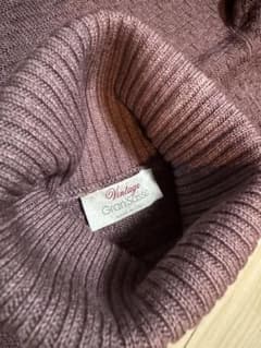 ゆ*じ様 Gran Sasso タートルネックニット M パープル - メルカリ