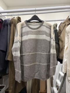 80s malo ニット カシミヤ100% 丸首 vintage - メルカリ