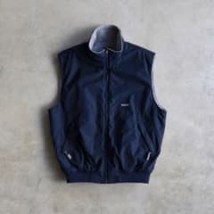 90s パタゴニア シェルドシンチラ フリースベスト XL ネイビー