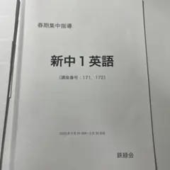2026年最新】鉄緑会 中1 英語の人気アイテム - メルカリ