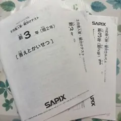 2026年最新】サピックス 組み分けテストの人気アイテム - メルカリ