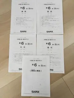 2026年最新】サピックス 新6年組分けテストの人気アイテム - メルカリ