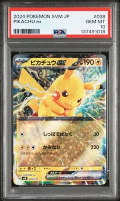 2026年最新】ピカチュウex psa10の人気アイテム - メルカリ