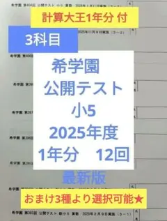 2026年最新】希学園 公開テスト 小3の人気アイテム - メルカリ