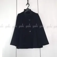 美品・24AW □ANAYI アナイ ウールビーバーショートコート 黒 38