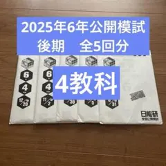 2026年最新】日能研 公開模試の人気アイテム - メルカリ