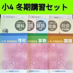 2026年最新】早稲アカ 冬期講習 小4の人気アイテム - メルカリ