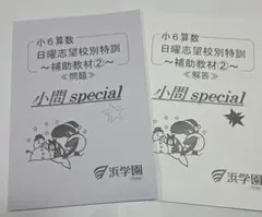 2026年最新】浜学園 小6 志望校別特訓問題集の人気アイテム - メルカリ