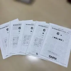2026年最新】sapix 6年 理科の人気アイテム - メルカリ